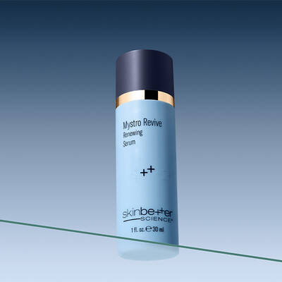 Skinbetter science product on a dark blue background